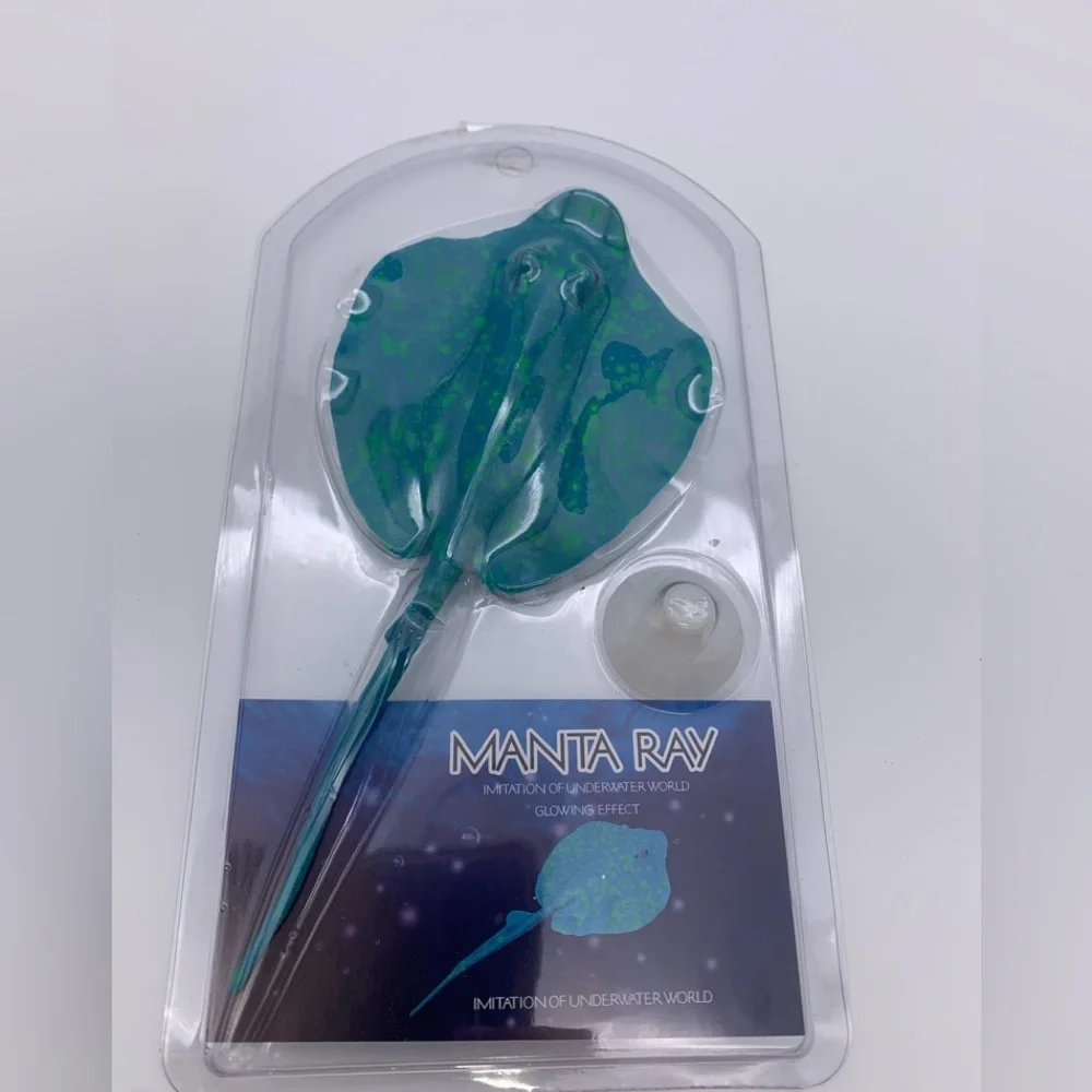 “Manta Ray” Glowing Underwater Decorative Stingray NEW SEALED!